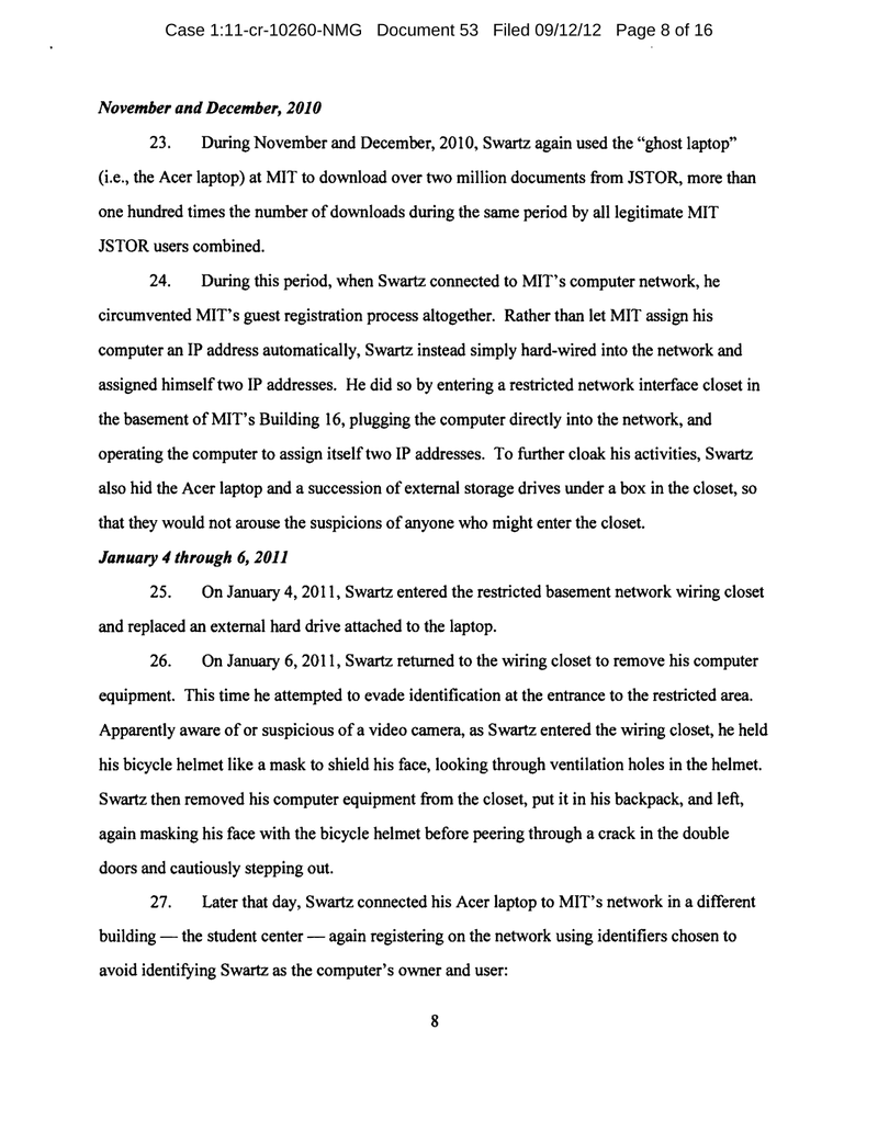 Illustration for article titled Aaron Swartz Died Innocent β Here Is the Evidence